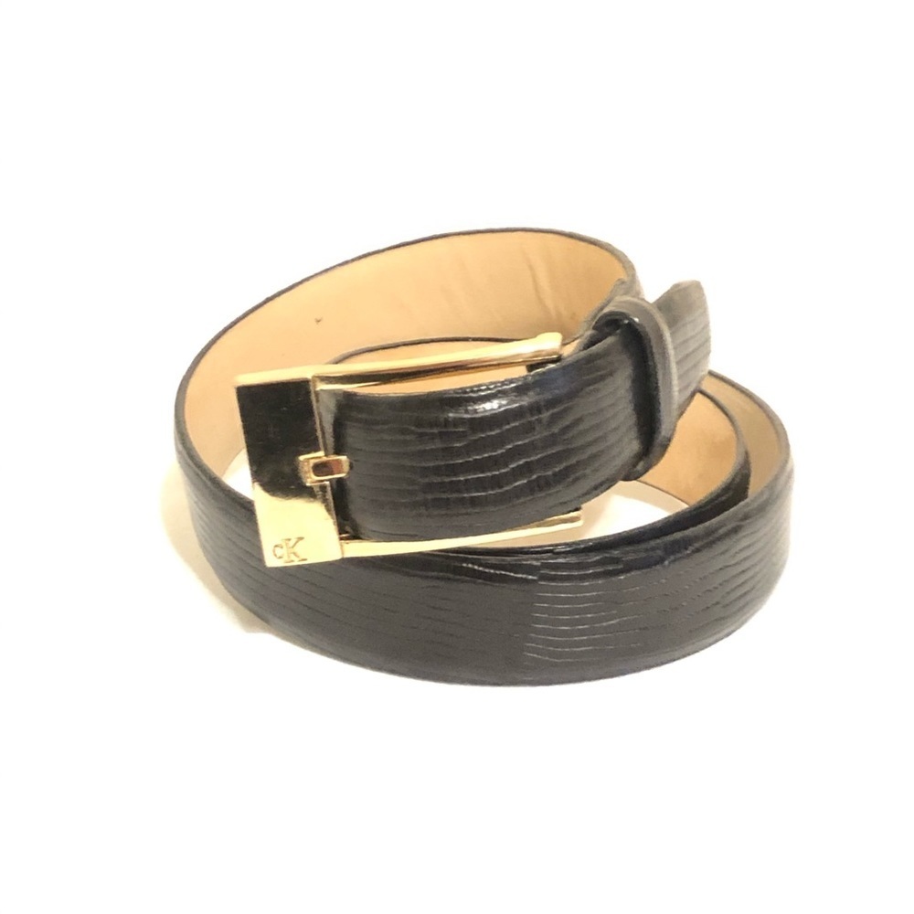 Calvin Klein lizard leather belt